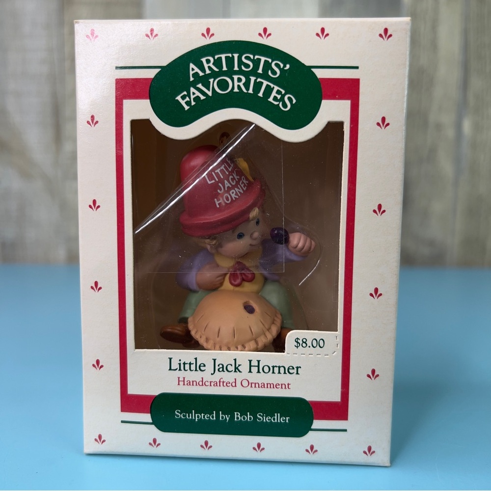 Hallmark 1988 Little Jack Horner Handcrafted Ornament Artisits’ Favorites